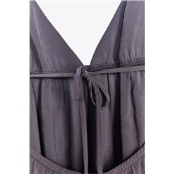 FLOWING STRAPPY MIDI DRESS