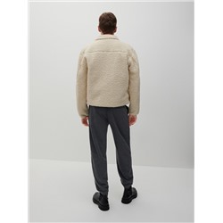 Wendejacke aus Lammfellimitat