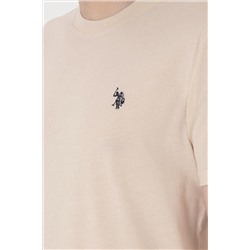 Erkek Regular Fit Bisiklet Yaka Taş Basic Tişört