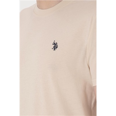 Erkek Regular Fit Bisiklet Yaka Taş Basic Tişört