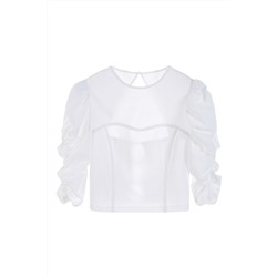 Crop top Blanco