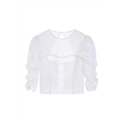 Crop top Blanco