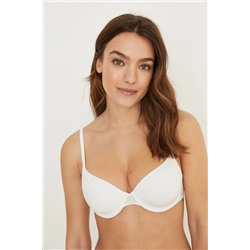 BEAUTIFUL Sujetador relleno microfibra blanco