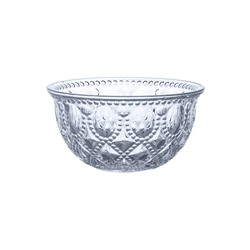 Пиала, 13 см, 400 мл, 4 шт, стекло Р, голубая, Dubai, 62725
