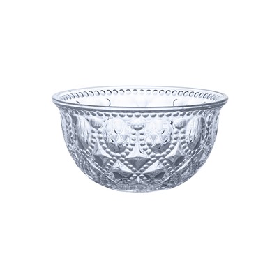 Пиала, 13 см, 400 мл, 4 шт, стекло Р, голубая, Dubai, 62725