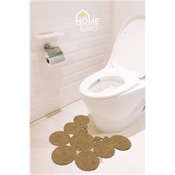 HomeTurko Jüt, Hasır, Paspas, Banyo Paspası, Klozet Önü Paspası, Klozet Paspas, Çift Taraflı HT-PASPAS-U1