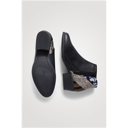 Botines patch denim