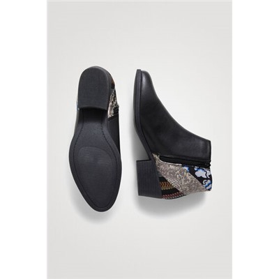 Botines patch denim