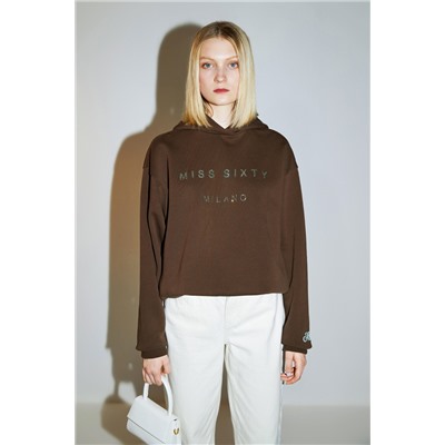 Sudadera con capucha Marrón
