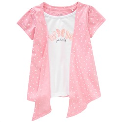Mädchen T-Shirt in Layer-Optik
