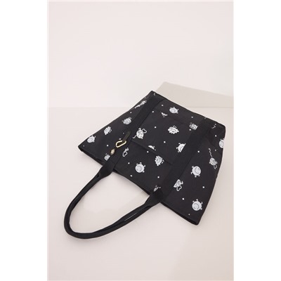 Bolso tote negro Mr. Men & Little Miss