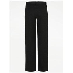 Boys Charcoal Slim Leg School Trousers 2 Pack