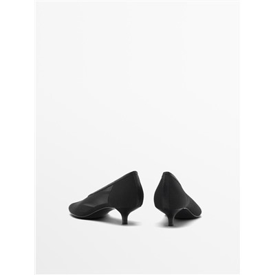 Zapato tacón rejilla