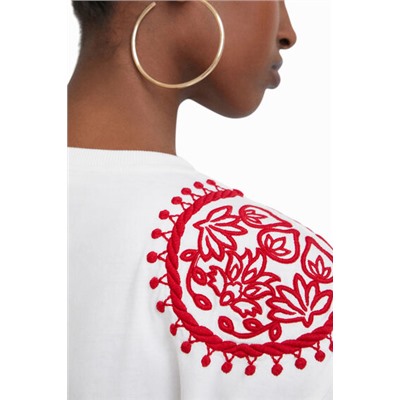 Camiseta bordada Stella Jean