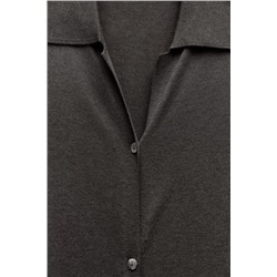 FEW ITEMS LEFT KNIT DRESS WITH SIDE BUTTONS