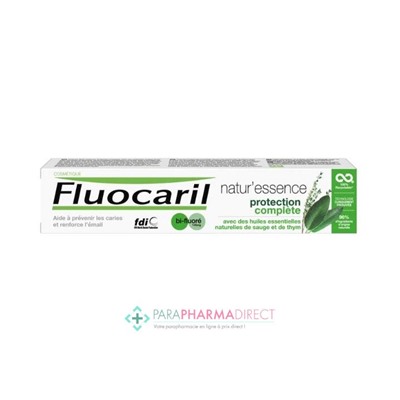 Fluocaril Dentifrice Natur'Essence Protection Complète 75ml