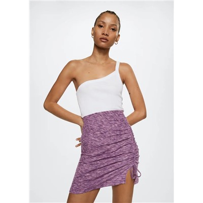 Falda punto canalé -  Mujer | MANGO OUTLET Melilla