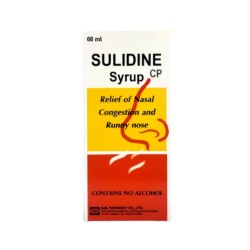 Сироп против заложенности носа, гриппа и простуды Сулидин 60 мл/ Sulidine CP Syrup Contains No Alcohol 60 ml