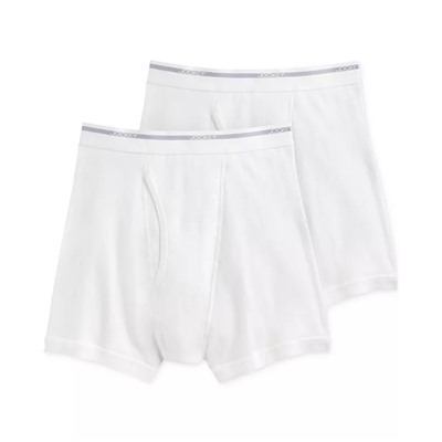 JOCKEY Men's Big & Tall 2-Pk. Lightweight Cotton Boxer Briefs