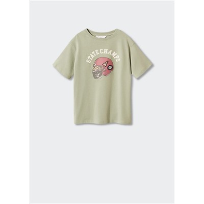 Camiseta estampada algodón -  Niño | MANGO OUTLET España