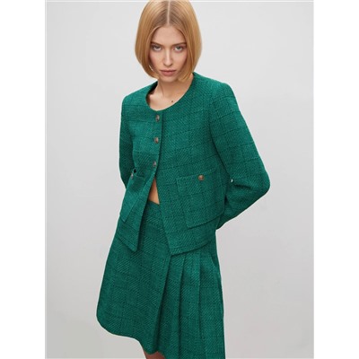 Юбка а-силуэта, S1044/malachite
