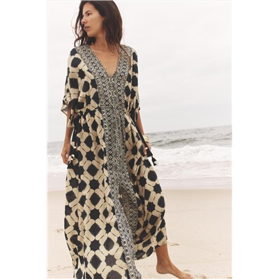 PRINTED KAFTAN DRESS