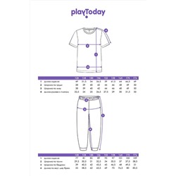 Комплект (Футболка+Брюки) PLAYTODAY, 1121388