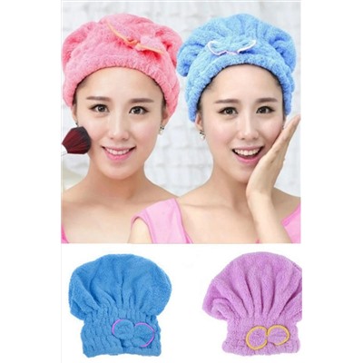 viyolmarketim Saç Havlusu, Çabuk Kuruyan Mikrofiber Saç Kurutma Bonesi, Banyo Deniz Ve Havuz Sonrası (1 Adet ) VYL-HVL-RKL