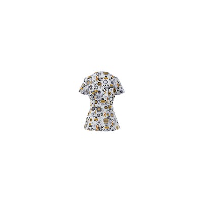Dickies EDS Scrubs Peace Love Cure Print Top