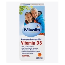 Vitamin D3 Perlen 1000 I.E. 60 St,