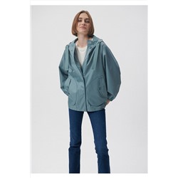 MaviKapüşonlu Mavi Ceket Oversize / Geniş Kesim 1110014-81324
