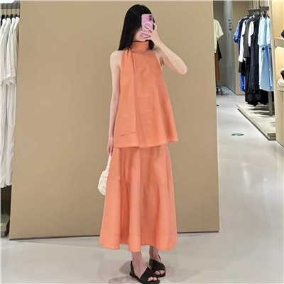 Костюм из удлинённого топа и юбки  CO*S