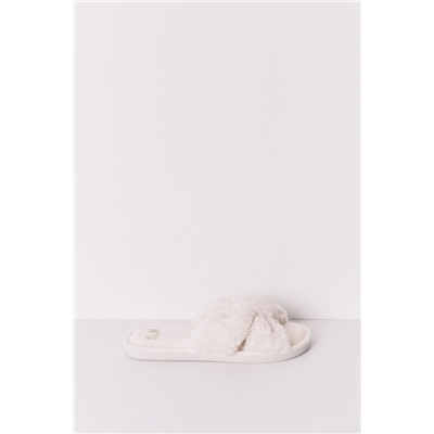 Zapatilla casa borreguito blanco