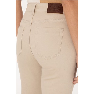 Kadın Taş Skinny Flare Fit Jean Pantolon