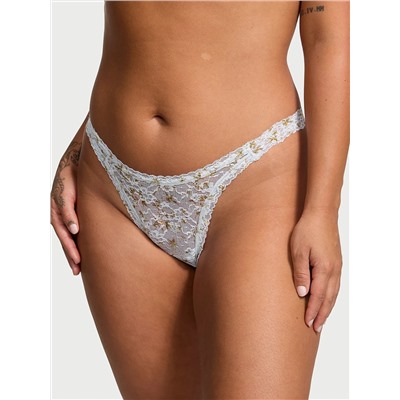 Sequin Posey Lace Brazilian Panty