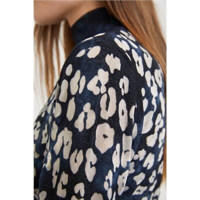 Jersey punto animal print