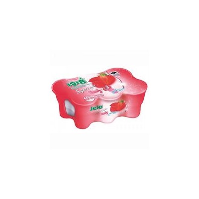 Желе с ягодным соком в стаканчике с трубочкой Jele Light 6 шт по 125гр / Jele Light Jelly Mixed Berry Flavor 6 pcs*125g
