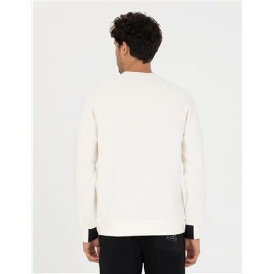 Ekru Regular Fit Sweatshirt