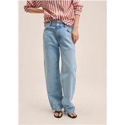 Vaqueros cargo -  Mujer | MANGO OUTLET España