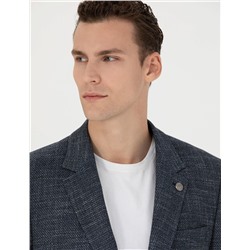 Lacivert Slim Fit Ceket