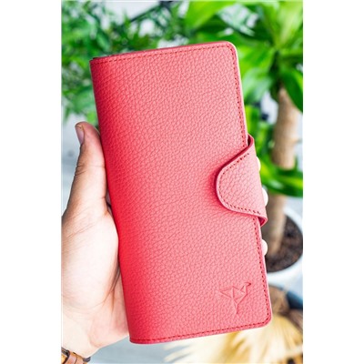 Garbalia, Martha Hakiki Deri Gül Kurusu Unisex Portföy Cüzdan