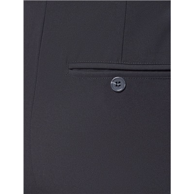 Юбка миди с двумя разрезами из поливискозы с эластаном