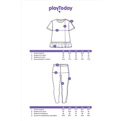 Костюм (Футболка+Леггинсы) PLAYTODAY, 1103302