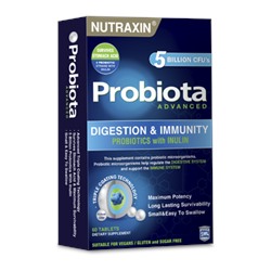 NUTRAXIN Probiota Advanced Поддерживает работу пищеварительного тракта и иммунную систему,60 таб