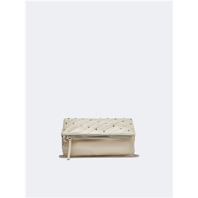 Studded metallic bag