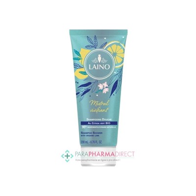 Laino Shampooing Douche Mistral Vivifiant au Citron Vert BIO 200ml