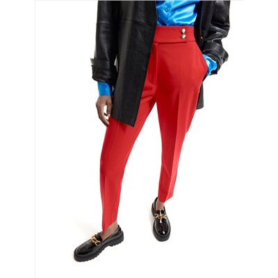 Zigarettenhose mit Bügelkante