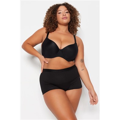 Siyah-Ten 2'li Paket Boxer Büyük Beden Külot TBBSS23CM0002
