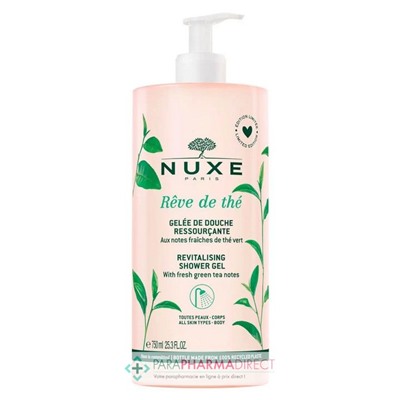 Nuxe Rêve de Thé Gelée de Douche Ressourçante 750ml