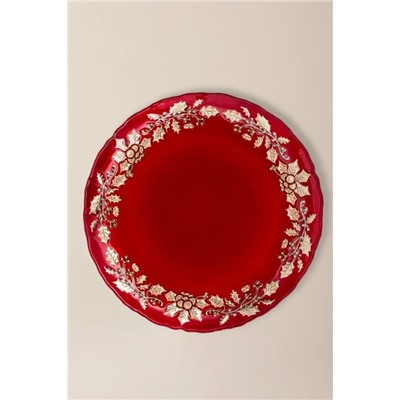 Albero Yemek Tabağı - 28 cm - Kırmızı